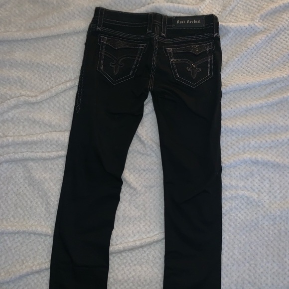 Stretchy black rock revival pants SOLD ‼️ - Picture 4 of 4
